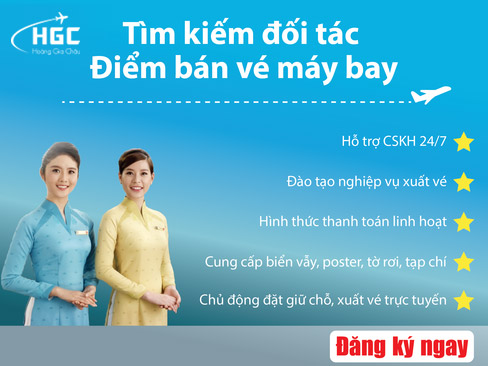 Tuyển Đại Lý Vé Máy Bay Cấp 2